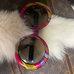 Emilio Pucci, round glasses